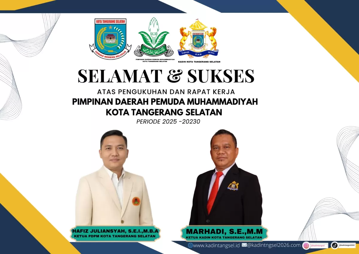 Pengukuhan Pemuda Muhammadiyah Kota Tangerang Selatan