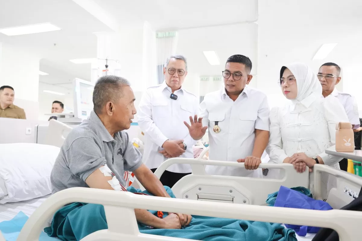Peninjauan tersebut meliputi RSUD Kota Tangerang Selatan, RSU Kabupaten Tangerang, dan RSUD Kota Tangerang