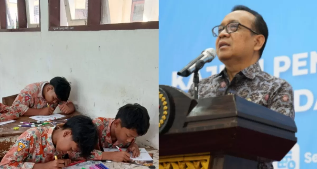 Menyoroti penuturan Menko PMK, Pratikno terkait batalnya rencana sekolah online pada bulan April 2026. (Instagram.com / @jakut.info - @pratikpratikno)