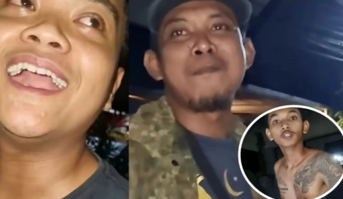 Viral aksi arogan bapak dan anak usai melanggar jalur searah di Umbulharjo, Kota Yogyakarta. (Instagram/mas__bayuuu)