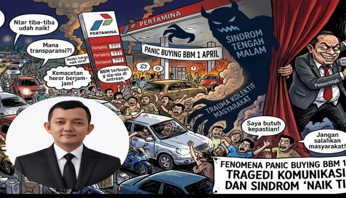 kemacetan horor tak terhindarkan akibat gelombang panic buying masyarakat yang khawatir harga BBM melonjak pada 1 April 2026