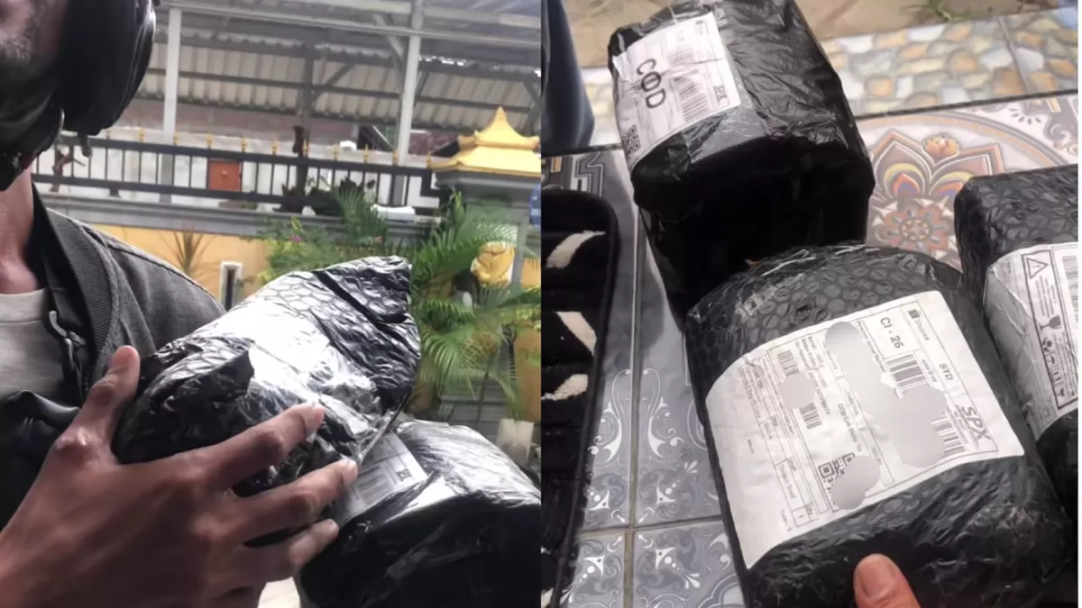 Viral unggahan video tentang paket yang datang saat anaknya sudah meninggal dunia. (Instagram/bajindul_ismiati)