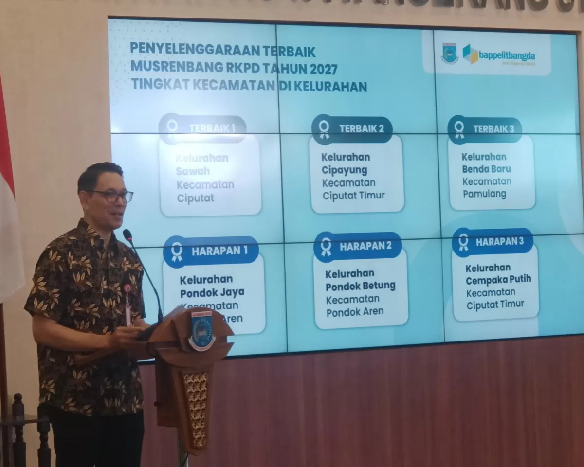 Kepala Bappelitbangda Kota Tangerang Selatan, Drs. Fuad, MPA menjelaskan, terdapat pendekatan baru dalam pelaksanaan Musrenbang RKPD tahun ini 