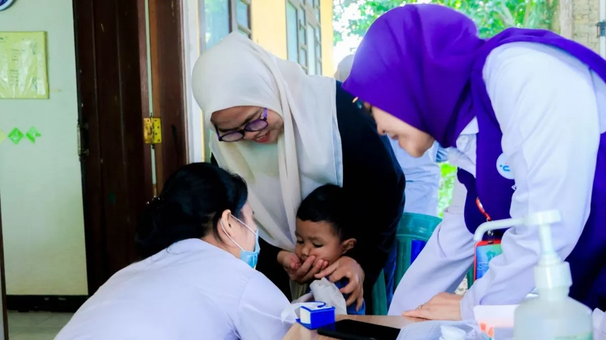 Program ORI campak di Tangerang Selatan diharapkan mampu meningkatkan kekebalan kelompok (herd immunity) 