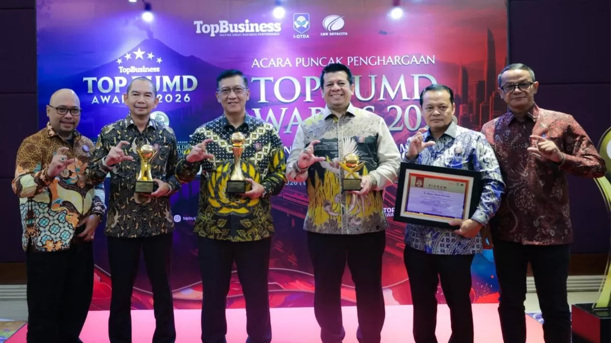 Pemkot Tangsel berhasil meraih kategori Perumdam dengan predikat Bintang 5, Top CEO BUMD, hingga Top Pembina BUMD