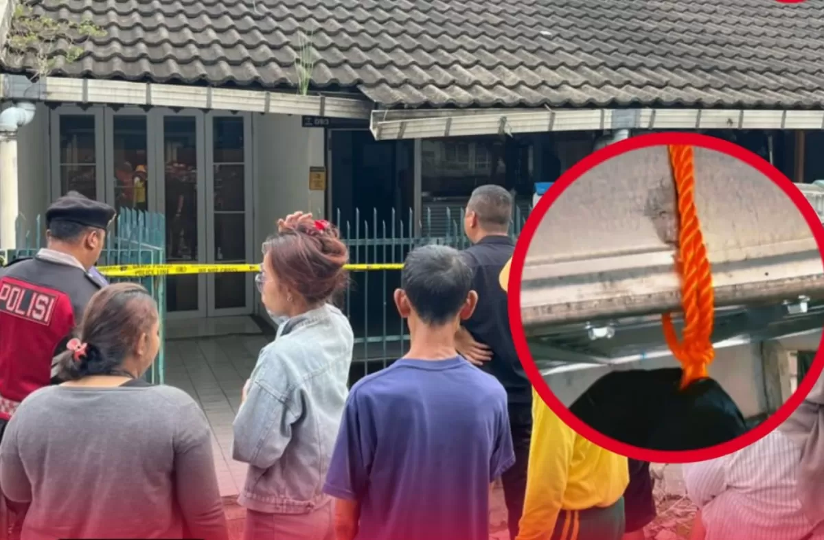 Ditemukan meninggal dunia dalam kondisi gantung diri di sebuah rumah di Perumahan Bukit Indah. (Photo: Instagram/@wargatangsel)