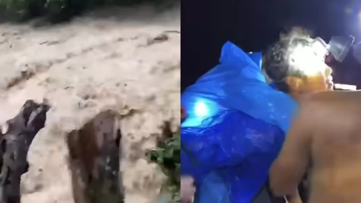 Kondisi Sungai Kemaceak, Bengkulu yang meluap dan menghanyutkan 8 pelajar SMAN 1 Lebong. (Instagram/bengkuinfo - curup_kito)