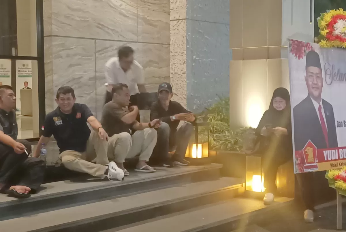 Jajaran Panitia dan calon pengurus Kadin Tangsel yang akan dilantik 