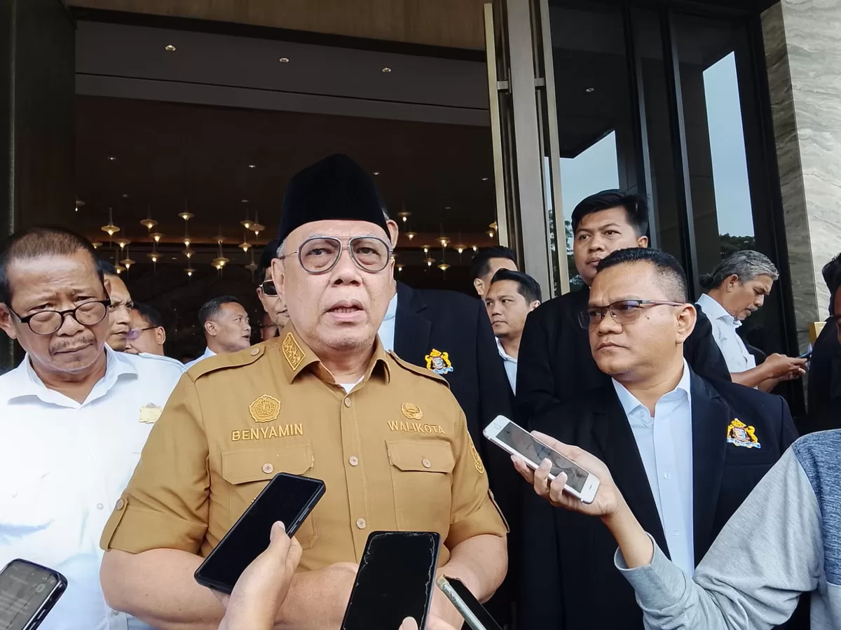 Benyamin mengucapkan selamat atas dimulainya masa bakti kepengurusan baru Kadin Tangsel periode 2025-2030