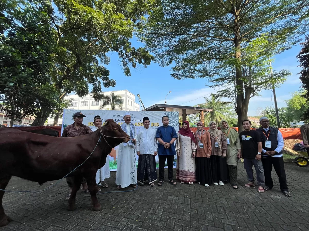 Pada pelaksanaan Idul Adha tahun ini, Al Azhar BSD total hewan kurban yang disembelih mencapai 13 ekor sapi dan 143 ekor kambing