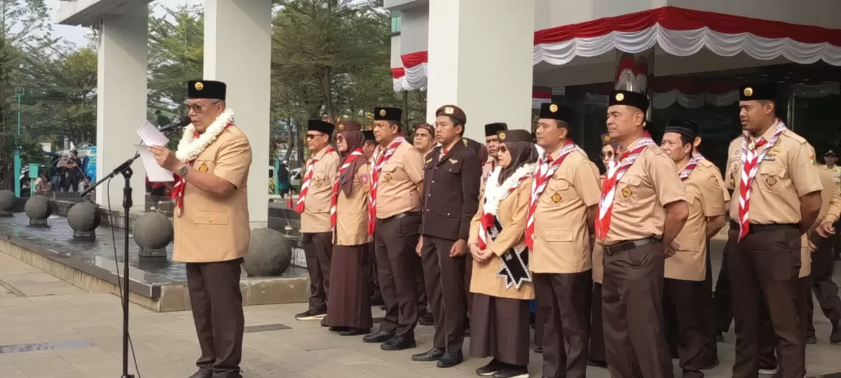 Pelepasan Kontingen Jambore Nasional ke-12 (Jamnas XII) tahun 2026 ke Cibubur serta Parade dan Pentas Seni Pramuka Prasiaga, Sabtu (1-8/2026)