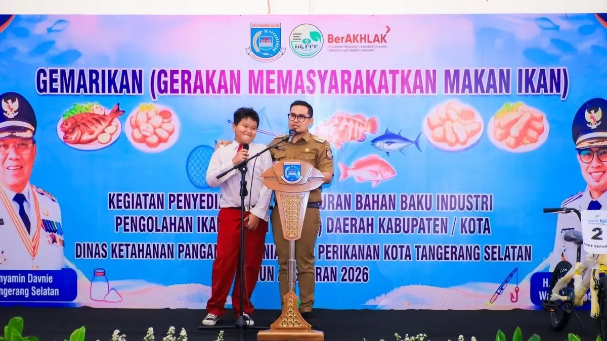 Kampanye Gerakan Memasyarakatkan Makan Ikan (GEMARIKAN) sebagai upaya meningkatkan konsumsi protein hewani