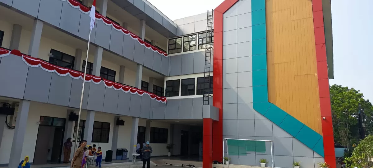 Tak Lagi Kekurangan Ruang Kelas, SDN Jombang 03 Tangsel Kini Punya Gedung 3 Lantai