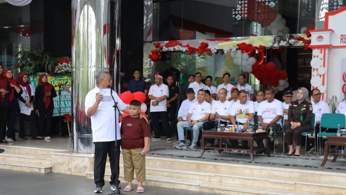 Kekompakan dalam memeriahkan Hari Ulang Tahun (HUT) ke-81 Kemerdekaan Republik Indonesia.