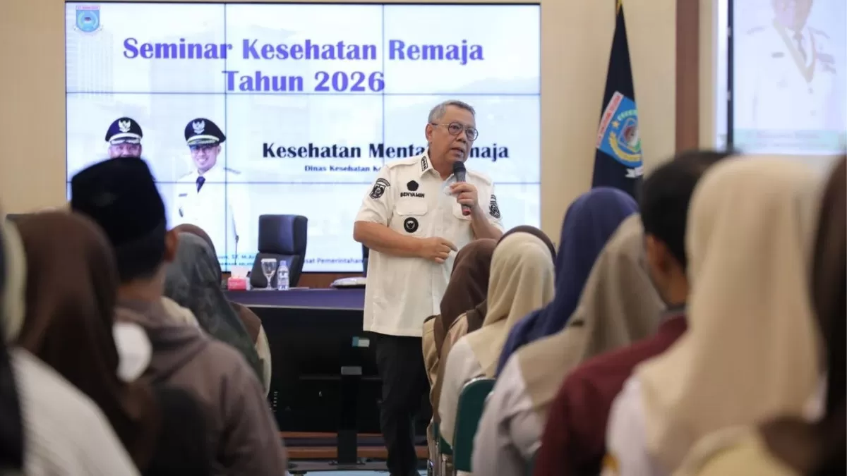Seminar Kesehatan Remaja yang diselenggarakan Dinas Kesehatan Kota Tangsel di Ruang Blandongan, Pusat Pemerintahan Kota (Puspemkot) Tangsel,