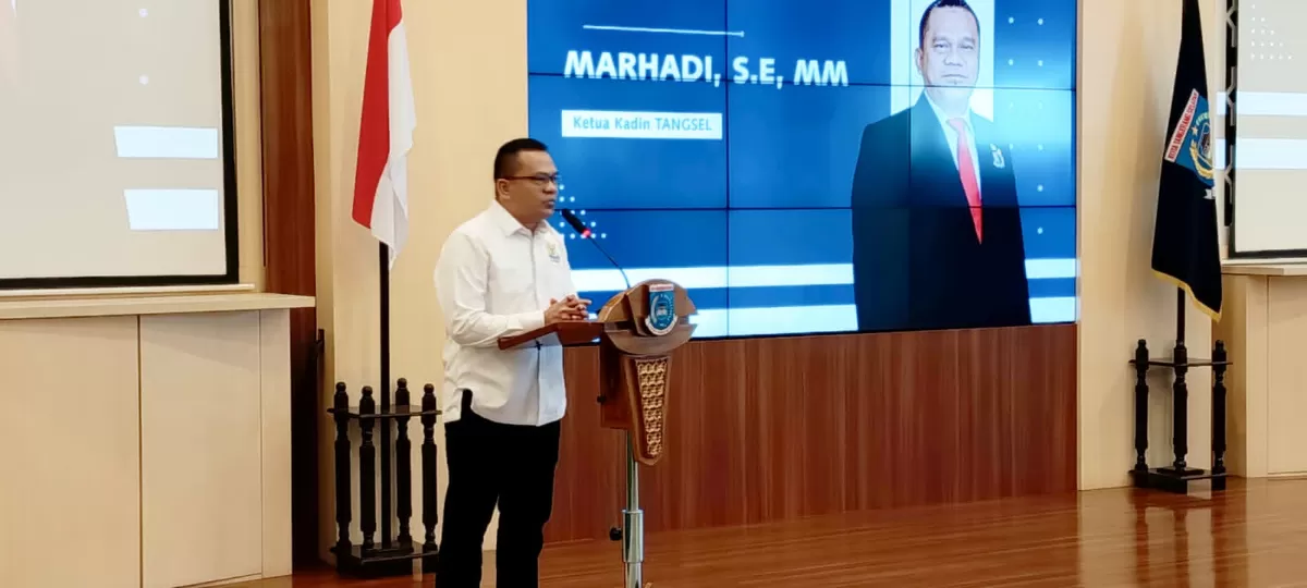 Ketua KADIN Kota Tangerang Selatan, Marhadi, SE., MM., mengatakan program tersebut menjadi bagian dari upaya membuka peluang pendidikan dan peningkatan keterampilan bagi generasi muda