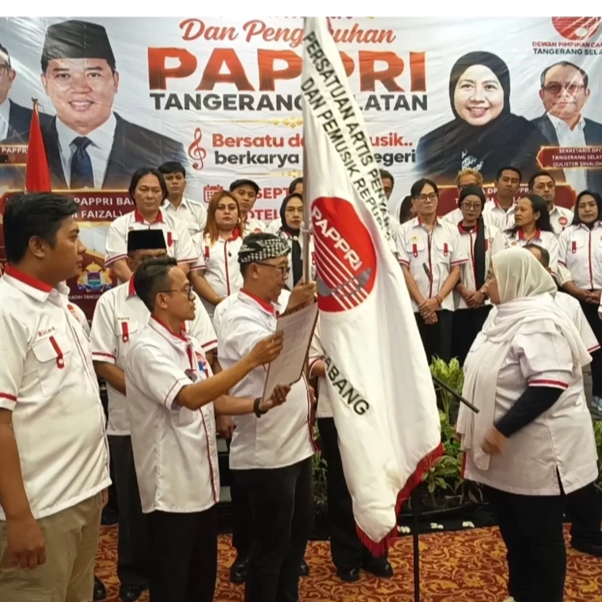 Mizz Farahdiba dipercaya memimpin DPC PAPPRI Kota Tangerang Selatan bersama jajaran pengurus untuk periode kepengurusan yang ditetapkan organisasi.