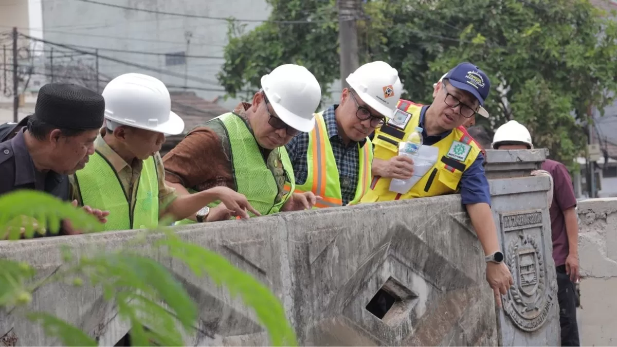 Cek Infrastruktur Banjir Pondok Aren, Pilar Soroti Turap, Pompa hingga Normalisasi Kali