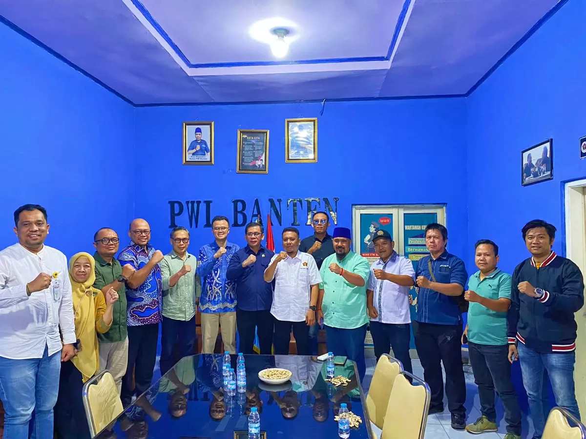Jajaran BPN mengunjungi Kantor Persatuan Wartawan Indonesia (PWI) Provinsi Banten, Jumat (23/10/2026).