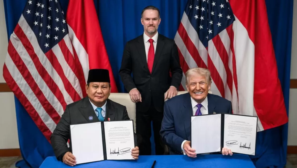 PRESIDEN Prabowo Subianto dan Presiden AS, Donald Trump, 173 tarif Pertanian nol persen ke AS (dok.bpmis setpres)