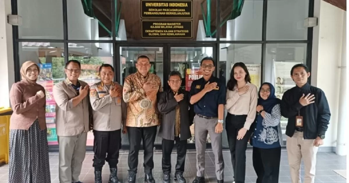 Kunjungan DIKPI ke Universitas Indonesia terkait Asosiasi Perguruan Tinggi Kajian Ilmu Kepolisian Indonesia (APTKI). (Dok. Istimewa)