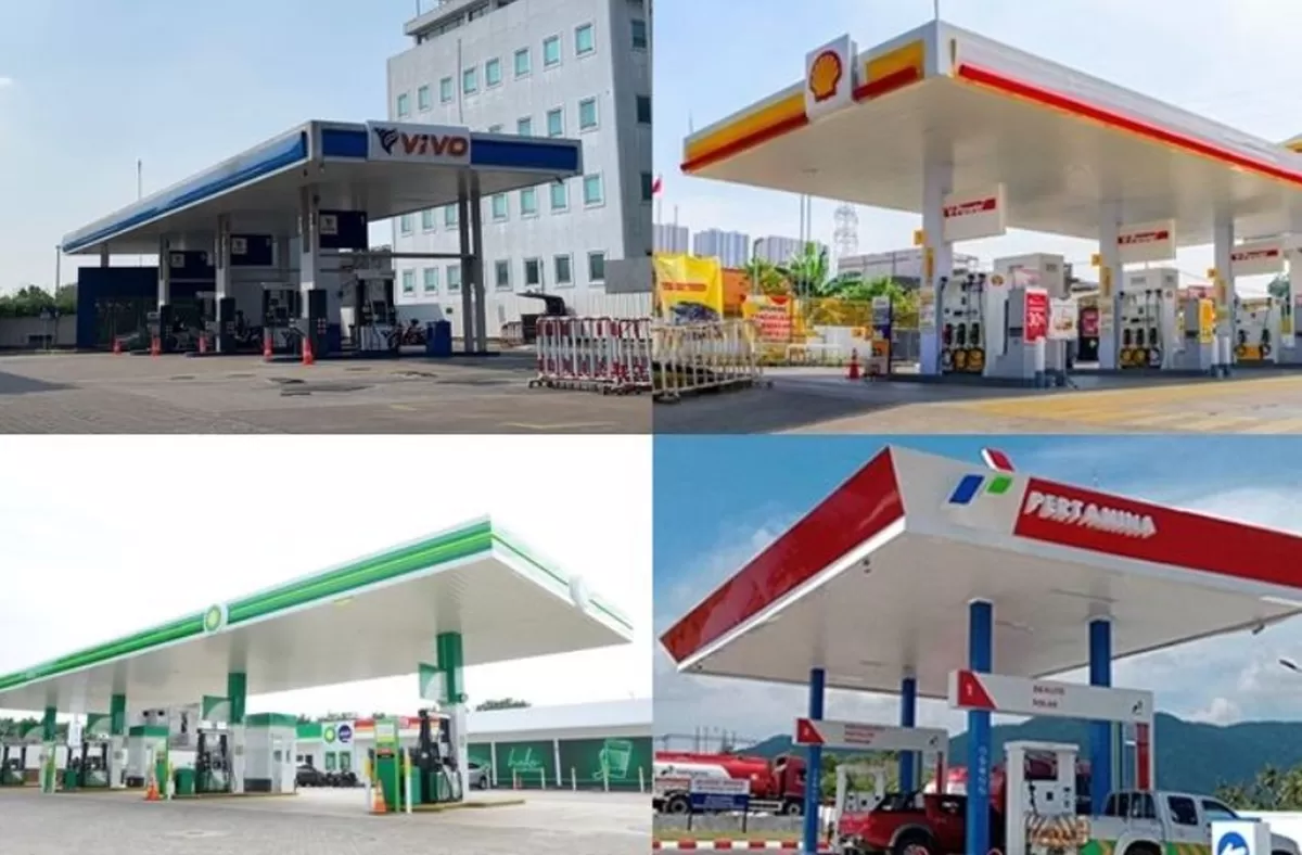 ilustrasi SPBU Pertamina dan Swasta (grid oto)
