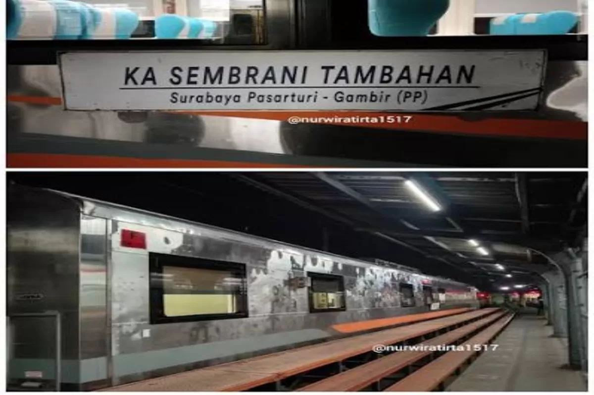 Tiket dan Jadwal KA Sembrani Januari 2026: Panduan Naik Kereta Eksekutif Surabaya-Jakarta (Instagram )