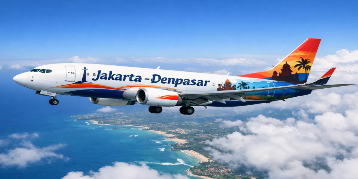 Penumpang Pesawat Jakarta&ndash;Denpasar Punya Jam Terbang Favorit, Pagi dan Malam Paling Banyak Dipilih (Ilustrasi gambar )
