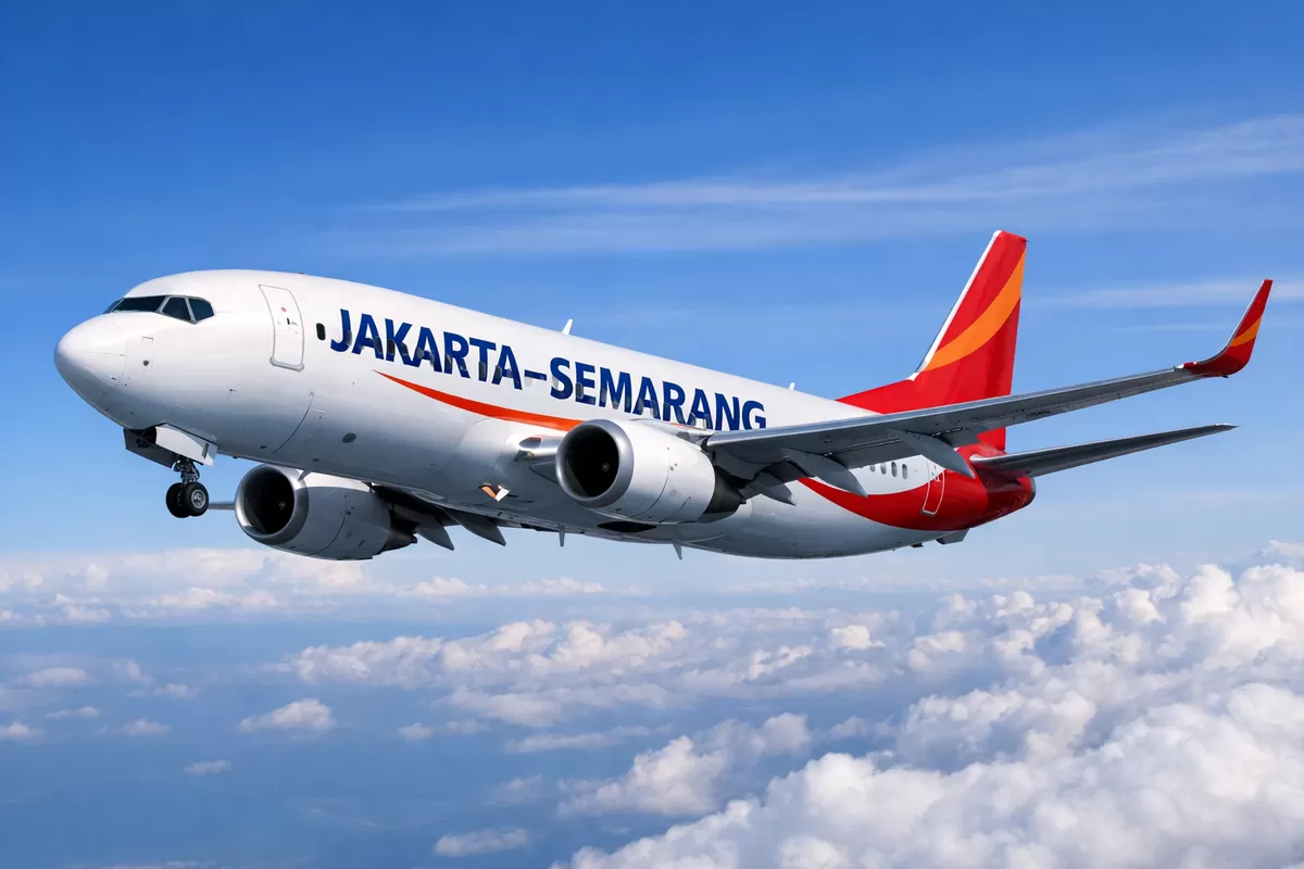 Cek Disini! Jam Terbang Jakarta&ndash;Semarang Pagi dan Sore, Rute Favorit Penumpang Januari 2026 (Ilustrasi gambar )
