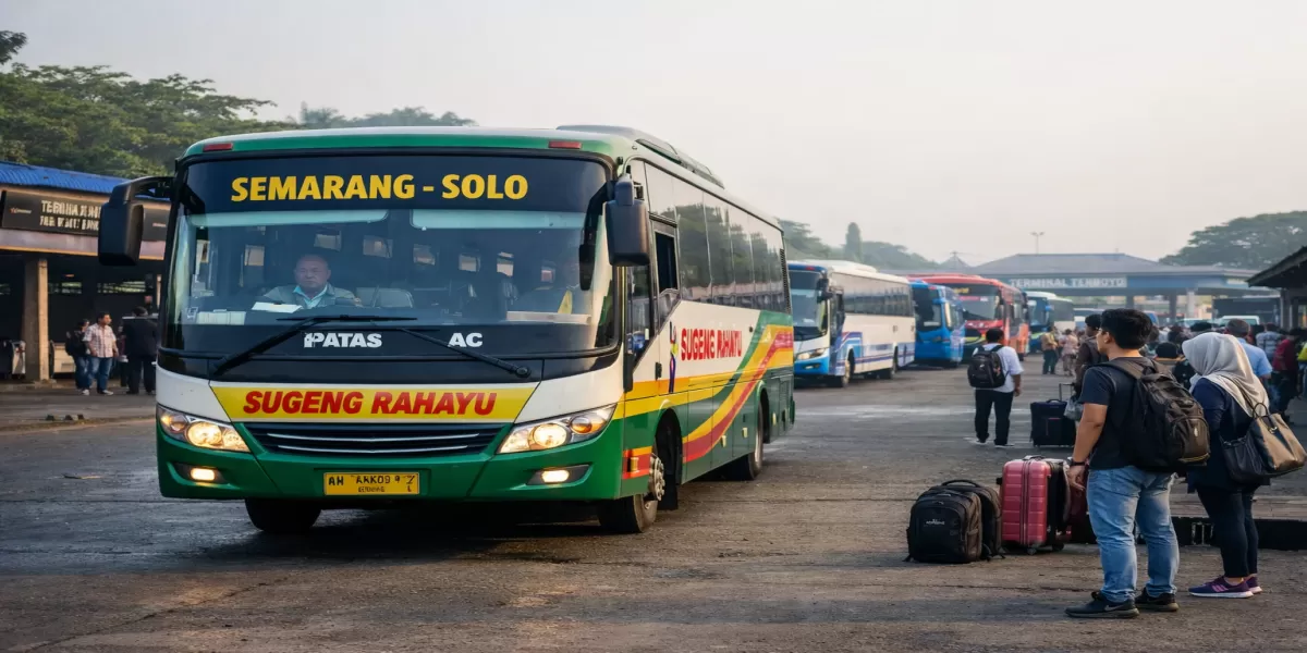 Jadwal Bus Semarang&ndash;Solo Terbaru 2026 Lengkap dari Pagi sampai Malam, Harga Tiket dan Cara Pesan Online (Ilustrasi gambar)
