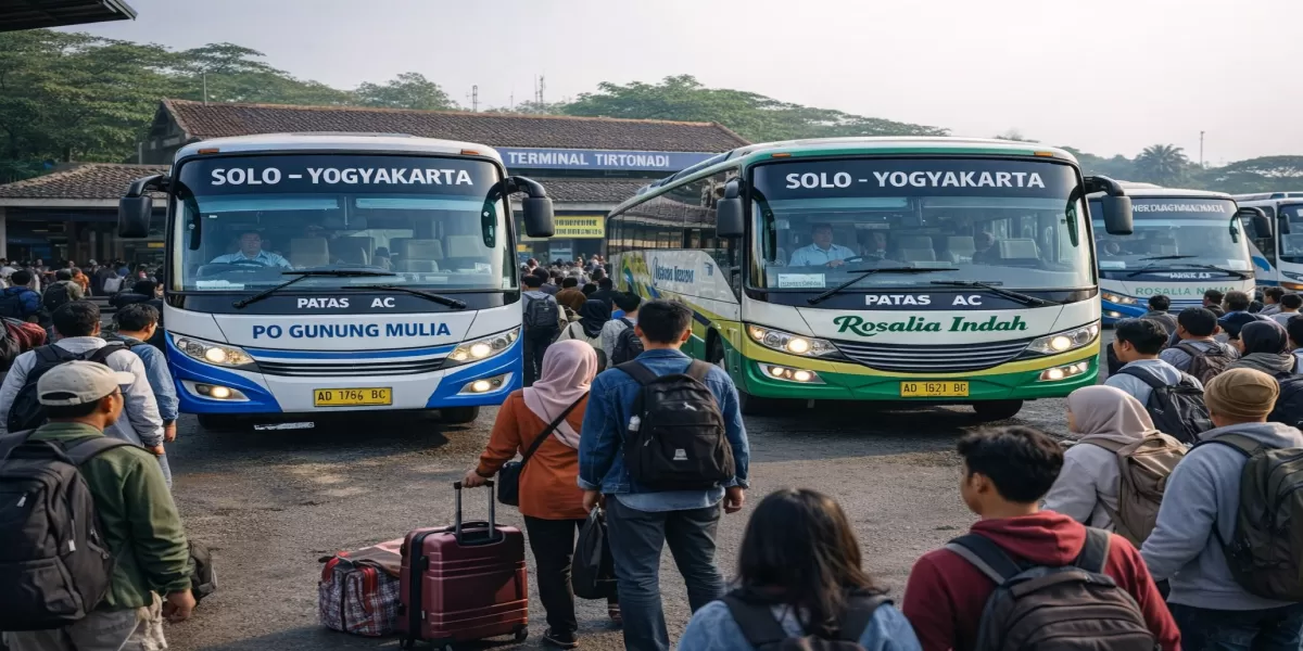 Jadwal Bus Solo&ndash;Yogyakarta Terbaru 2026, Pilihan Transportasi Favorit Antar Kota (Ilustrasi gambar )