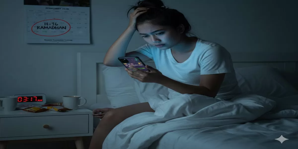Kenali Penyebab Kenapa Menjelang Ramadhan 2026 Pola Tidur Mulai Kacau (Ilustrasi gambar )