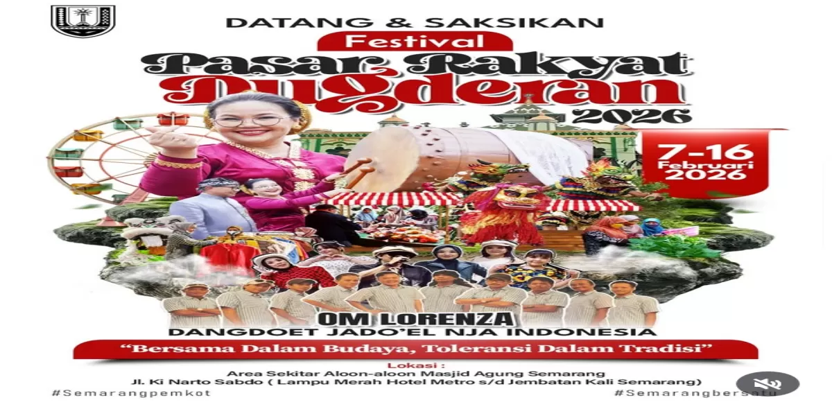 Festival Pasar Rakyat Dugderan 2026 Semarang Digelar 7 Sampai16 Februari! Ini Lokasi, Parkir, dan Info Pengalihan Arus (Instagram )