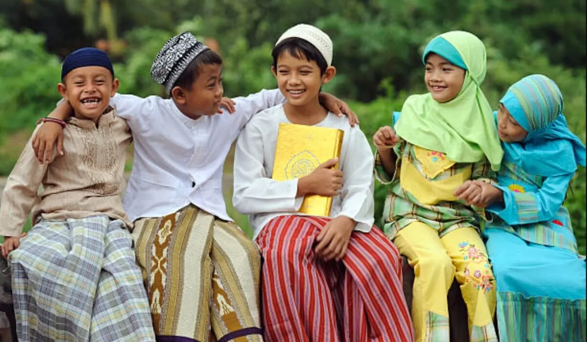 ilustrasi anak sekolah di bulan Ramadan (i stock)