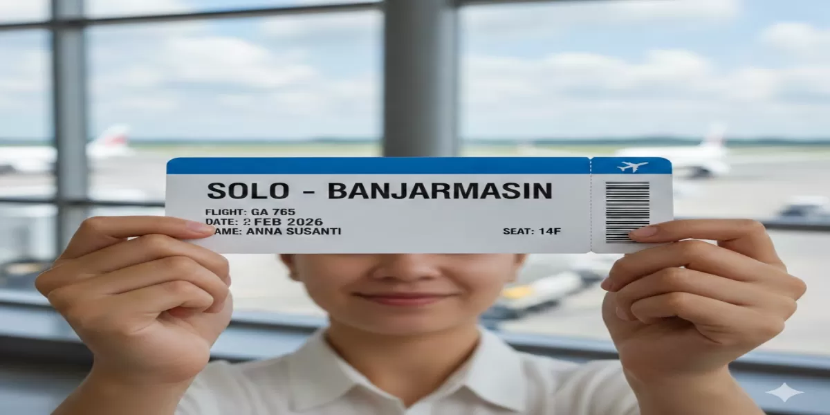 Buruan Cek Penerbangan SOC&ndash;Banjarmasin Februari 2026, Pilih Jadwal Nyaman dan Harga Tiket Termurah (Ilustrasi gambar )