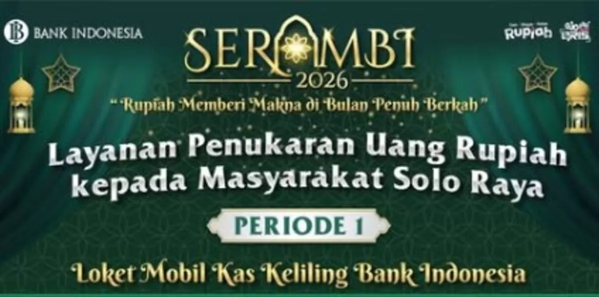 Layanan penukaran uang Rupiah wilayah Solo Raya (Bank Indonesia Perwakilan Surakarta)