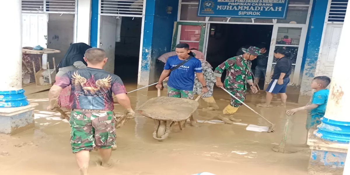 Pemulihan SD dan TK oleh TNI AD Tapanuli Selatan: Siswa Bisa Belajar Kembali setelah Banjir dan Longsor