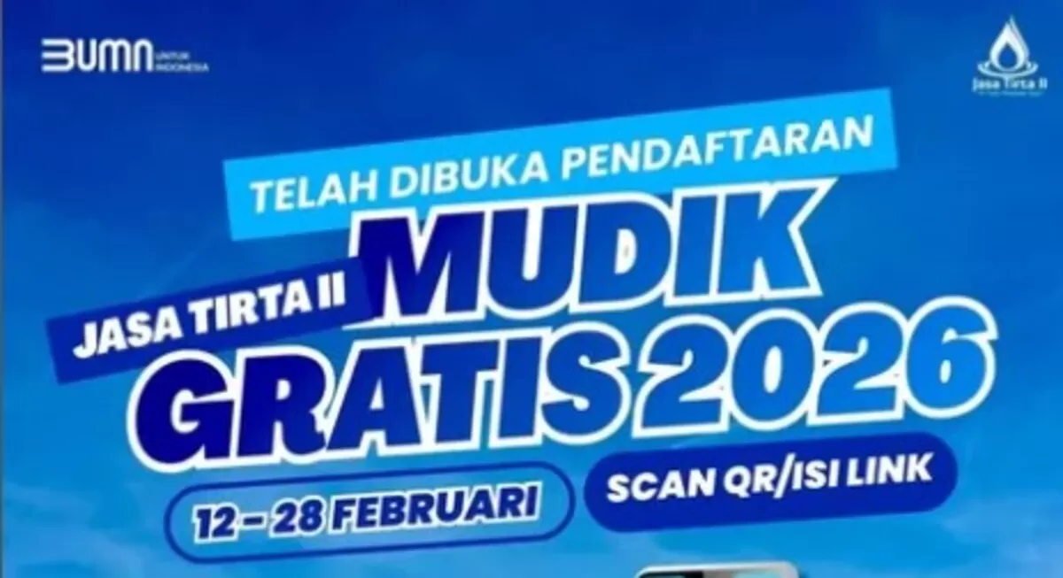 Mudik Gratis 2026 Bersama Perum Tirta II (Perum Tirta II)