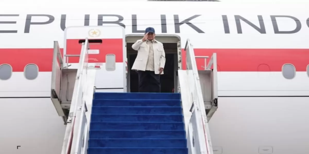 Prabowo Terbang ke Washington DC Didampingi Bahlil dan Teddy, Agenda Utama Kesepakatan Tarif Dagang RI-AS (Presiden Prabowo Subianto saat akan bertolak ke Washington DC, Amerika Serikat pada Senin, 16 Februari 2026. (Instagram/presidenrepublikindonesia))