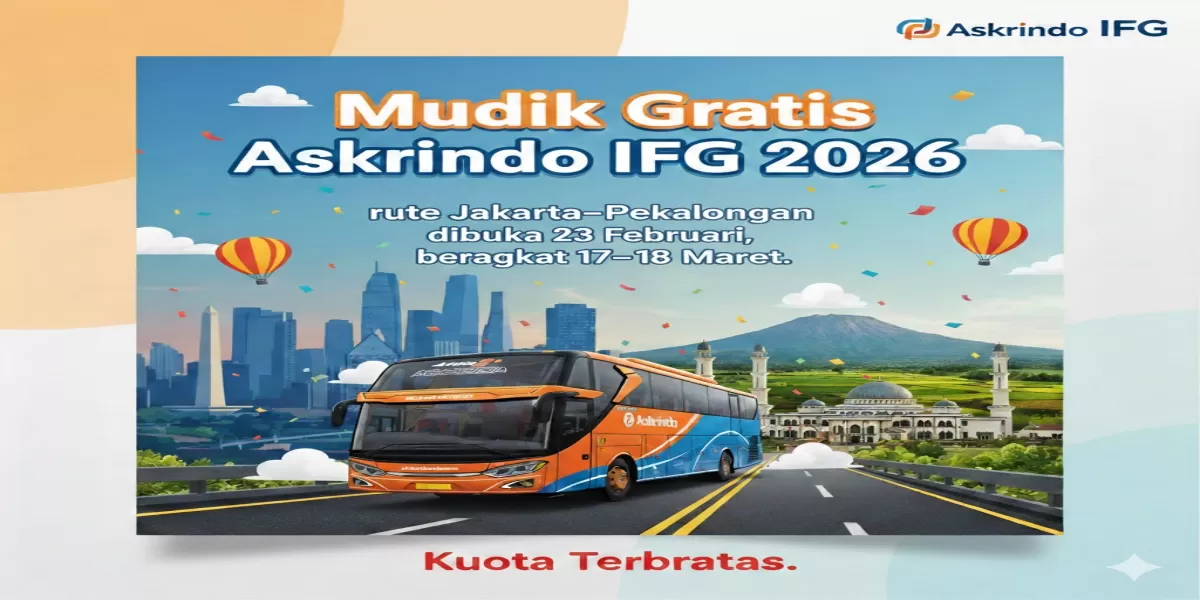 Rute Mudik Gratis Jakarta&ndash;Pekalongan Lebaran 2026 Dibuka Askrindo&ndash;IFG, Kuota Terbatas Segera Daftar (Ilustrasi gambar )