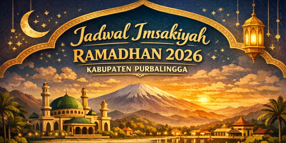 Jadwal Imsakiyah Ramadan 2026 Kabupaten Purbalingga Lengkap 30 Hari, Waktu Imsak, Subuh, Zuhur, Asar, Magrib &amp; Isya Panduan Puasa (Ilustrasi gambar )