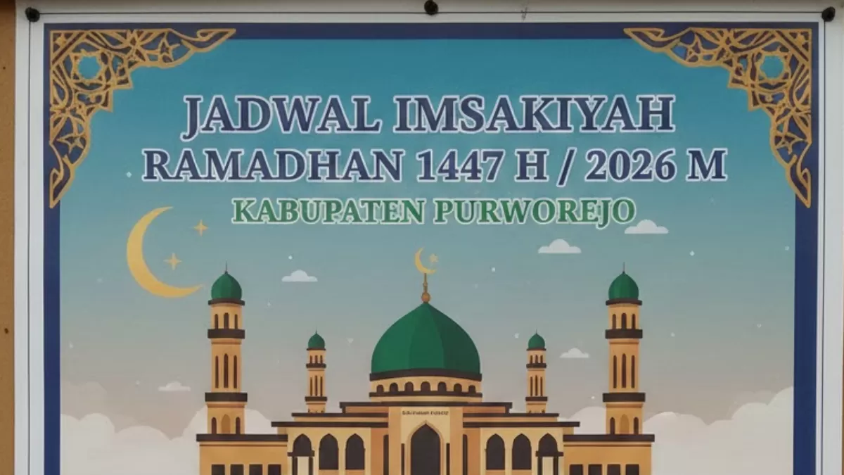 Jadwal Imsakiyah Ramadan 2026 Kabupaten Purworejo Lengkap 30 Hari, Waktu Imsak, Subuh, Zuhur, Asar, Magrib dan Isya (Ilustrasi gambar )