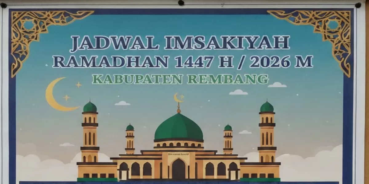 TERUPDATE! Jadwal Imsakiyah Rembang Ramadan 2026: Waktu Imsak, Subuh, Terbit, Dhuha, Zuhur, Asar, Magrib dan Isya (Ilustrasi gambar )