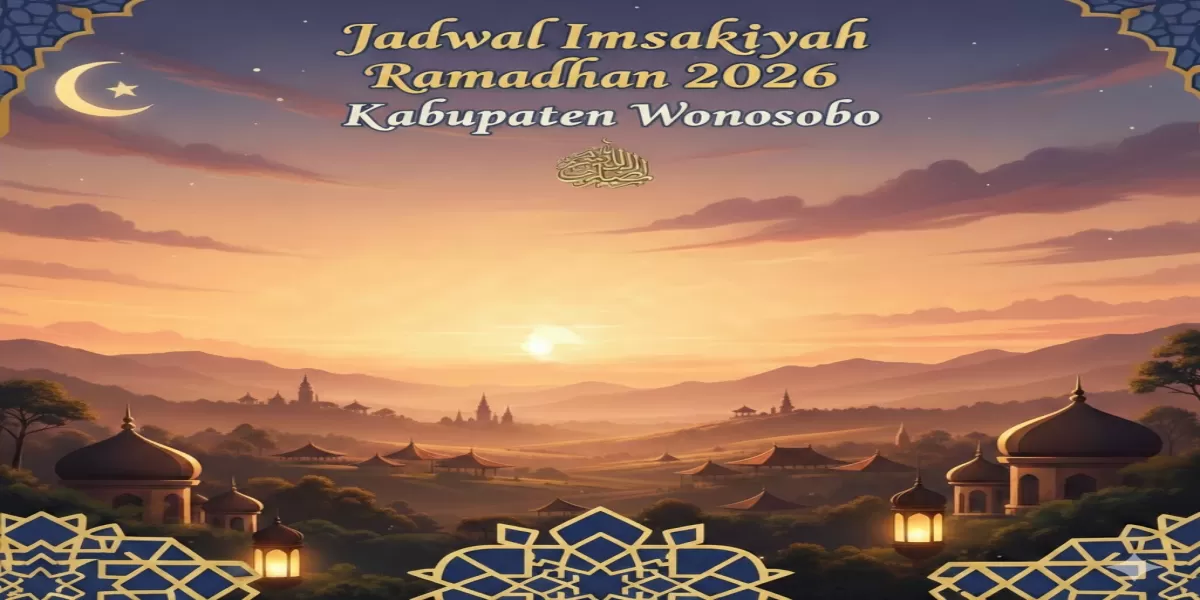 Download Gratis! Jadwal Imsakiyah Wonosobo 1447 H / 2026 M Full 30 Hari Resmi dan Terupdate (Ilustrasi gambar )