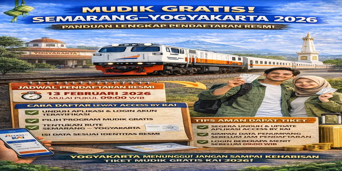Mudik Gratis! Semarang&ndash;Yogyakarta 2026, Panduan Lengkap Pendaftaran Resmi (Ilustrasi gambar )