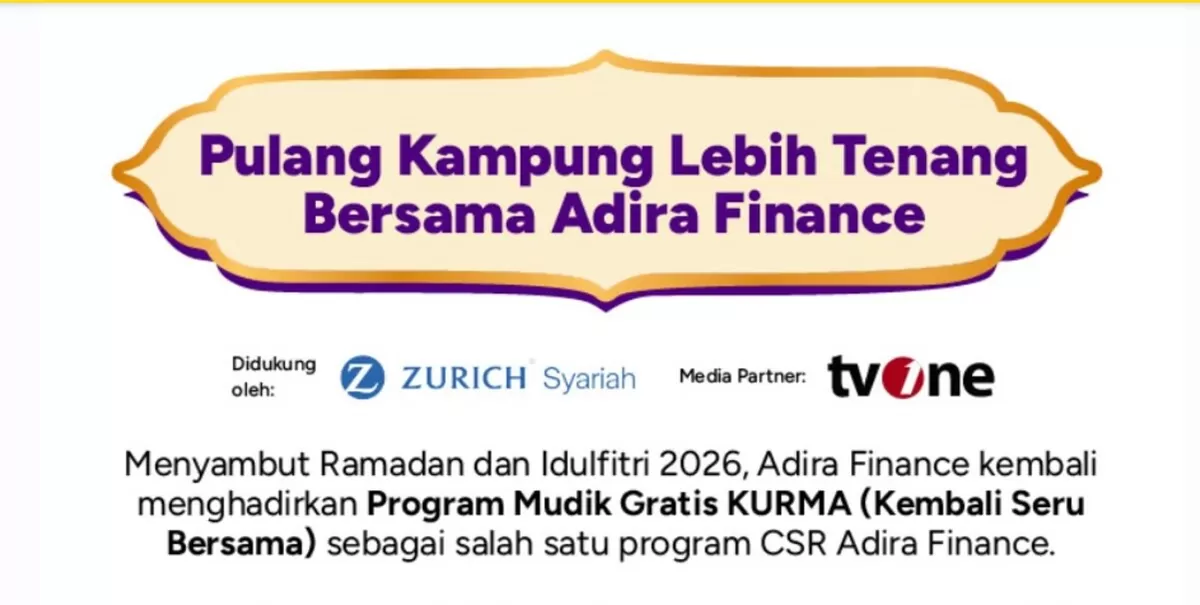 Mudik Gratis Kurma 2026 dari Adira Finance (Adira Finance)