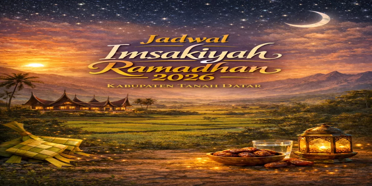 Lihat dan Catat Waktunya! Jadwal Imsakiyah Ramadhan 2026 Kabupaten Tanah Datar Full 30 Hari (Ilustrasi gambar)