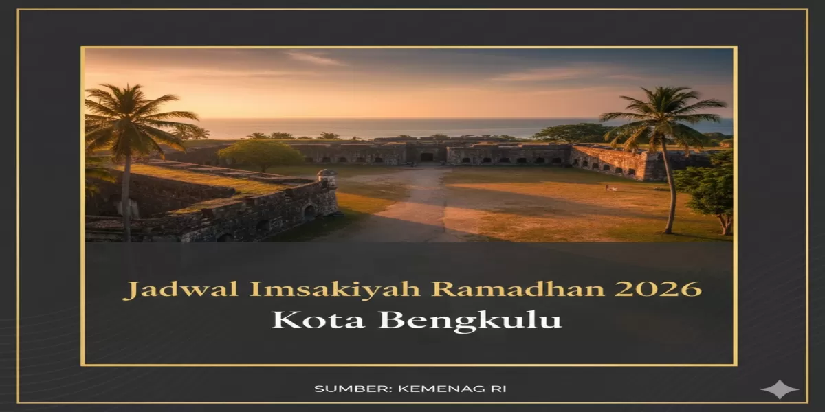 Resmi dari Kemenag! Jadwal Puasa Ramadan 1447 H/2026 M Kota Bengkulu Lengkap dan Waktu Shalat Harian dan Imsak (Ilustrasi gambar )
