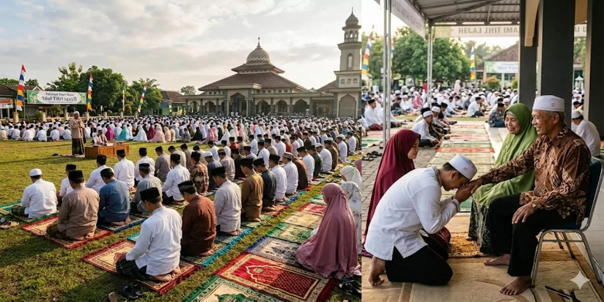 Wajib Tahu! Tradisi Unik Idul Fitri di Indonesia Mulai dari Mudik, Takbiran, dan Zakat Fitrah Semakin Bermakna (Ilustrasi gambar )