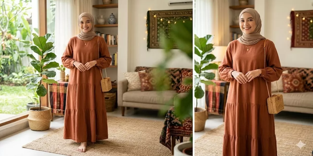Buruan Tentukan! 7 Inspirasi Outfit Lebaran 2026 Biar Tampil Percaya Diri Saat Silaturahmi (Ilustrasi gambar )